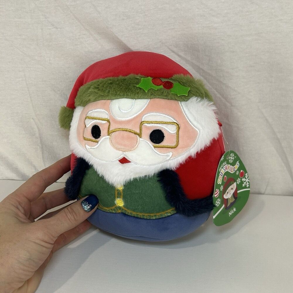Squishmallows 6” Nick Old World Santa Claus NWT‎ Christmas Stuffed Plush